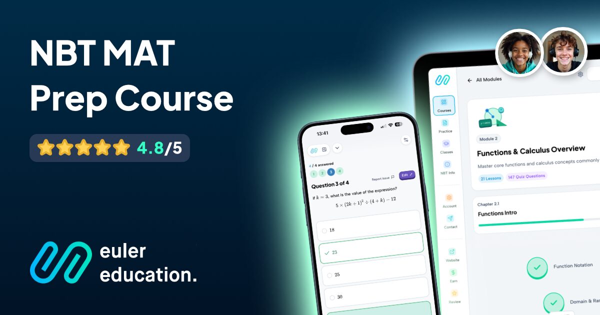 NBT MAT Prep Course | Euler Education | Euler Education